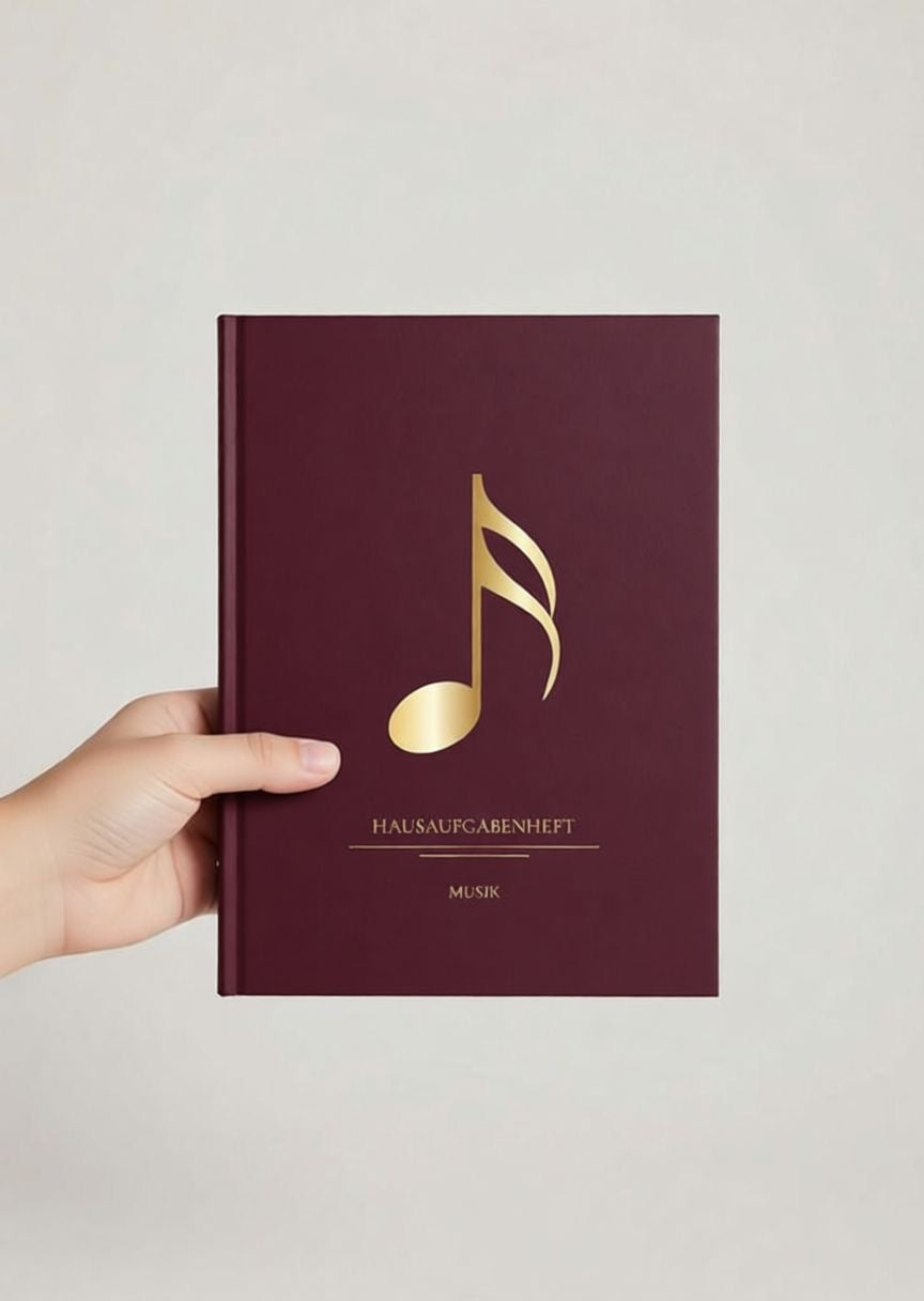 Hausaufgabenheft Musik