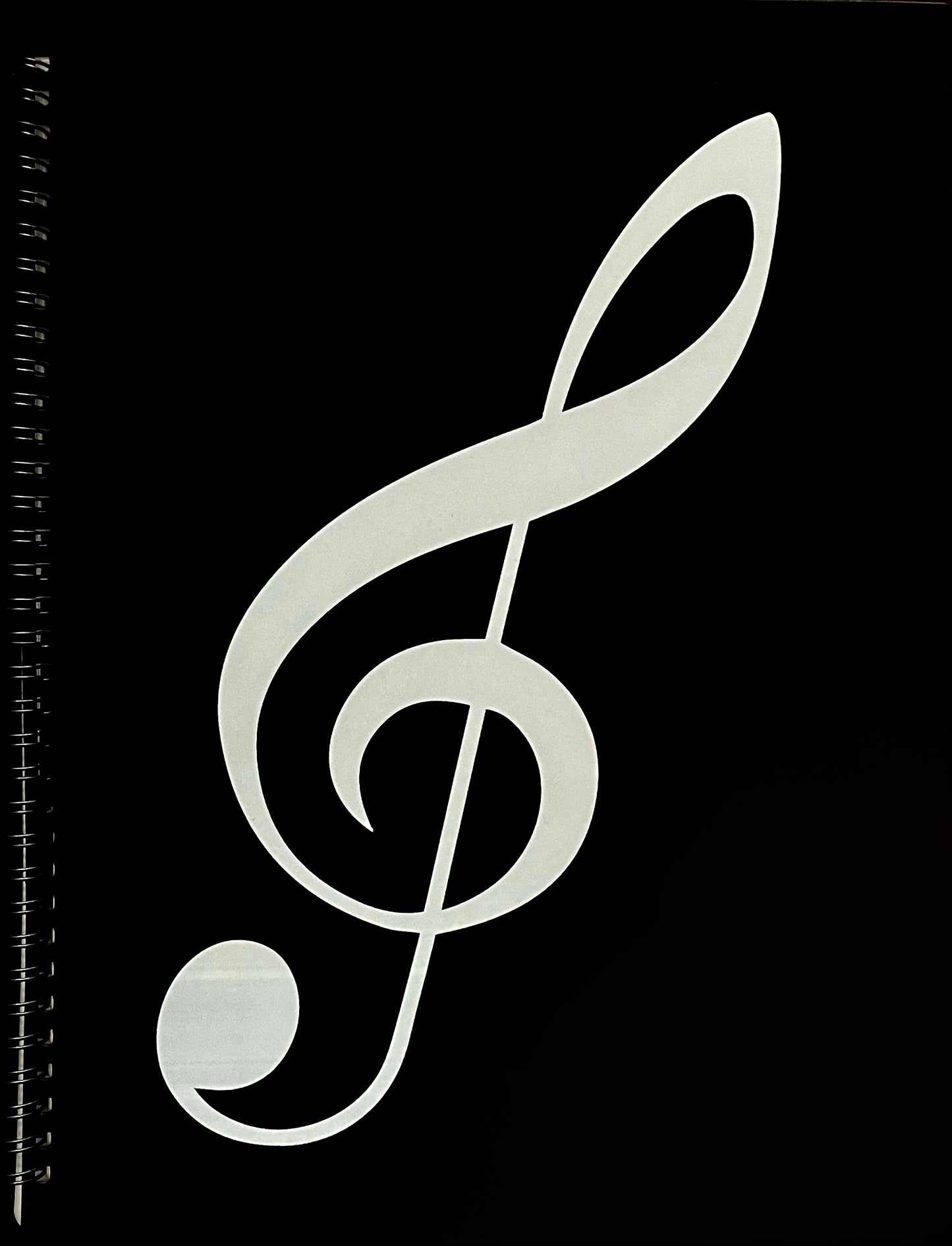 Notenmappe/Notenordner in A4 mit 40 Seiten/20 Taschen