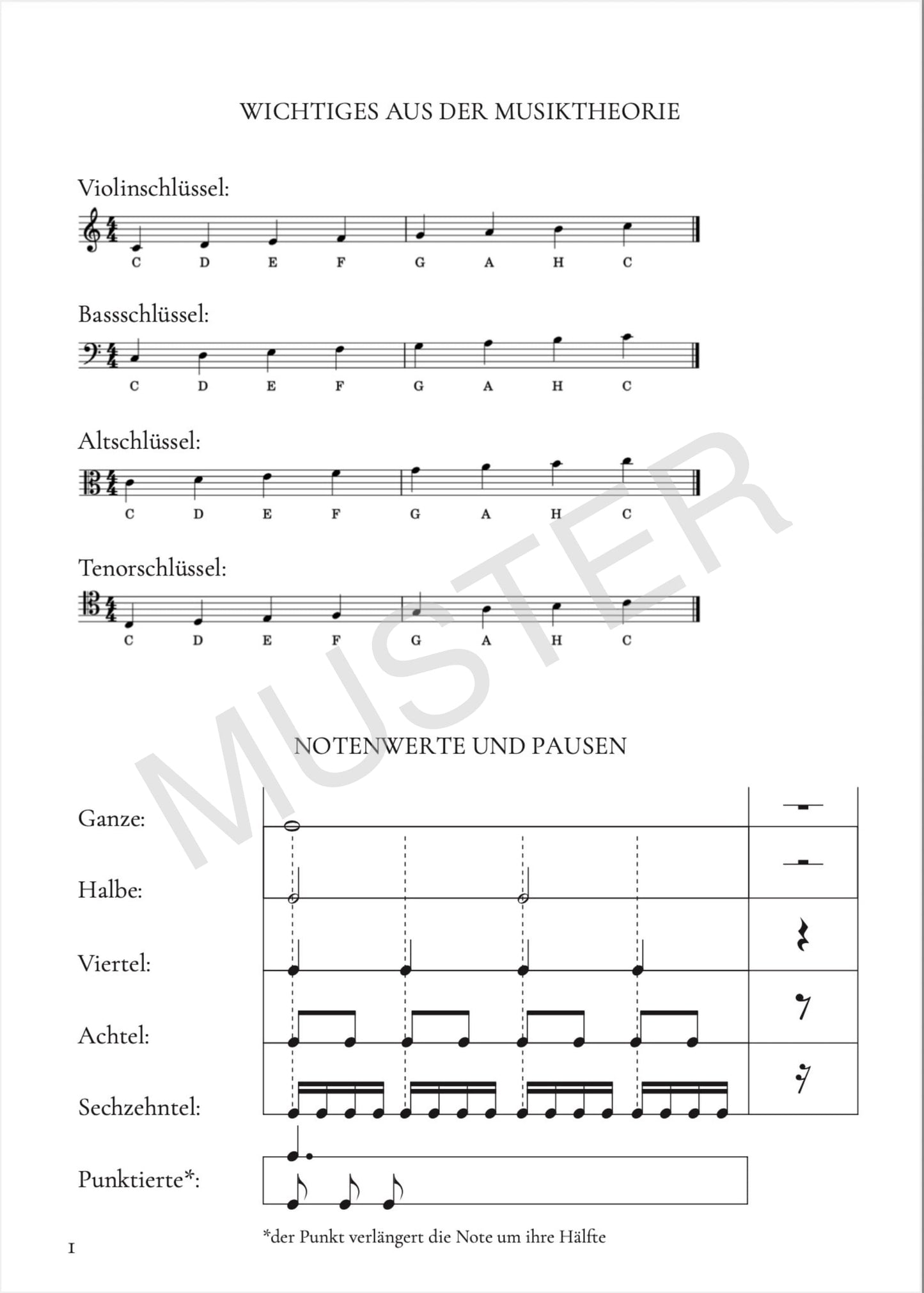 Music homework book