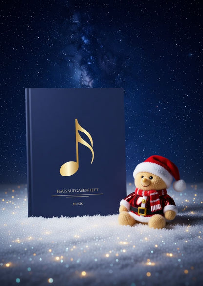 Set: Hausaufgabenheft Musik + Notenmappe A4